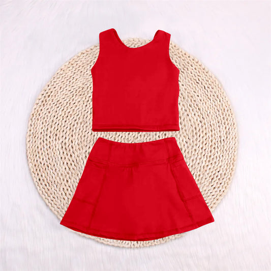 GSD1979 red yoga suit