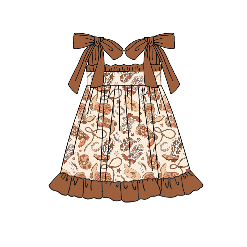 GSD2002 Brown Cactus Dress