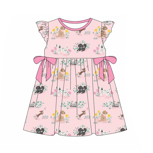 GSD2005 bow pink dress
