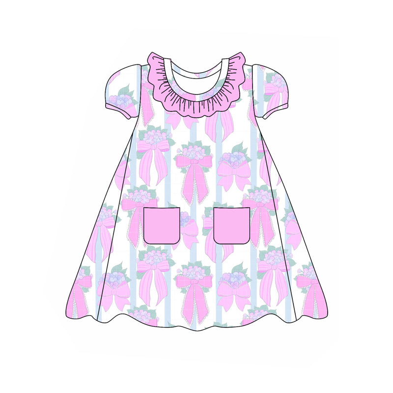 GSD2016 Pink Pocket Bow Suit