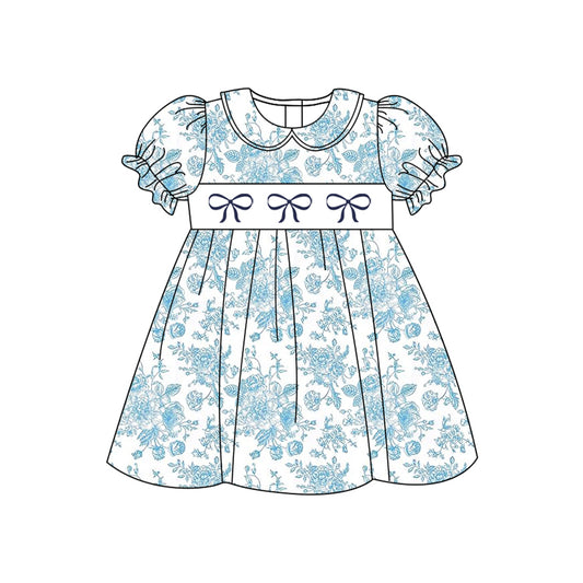 3.1GSD2028 blue bow dress