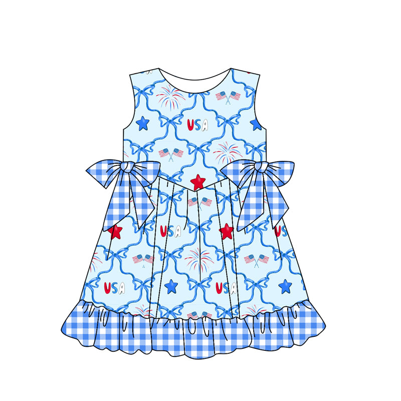 3.1GSD2030 Independence Day Blue Dress