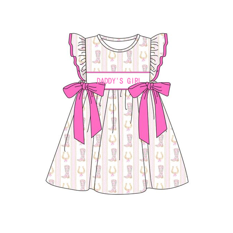 GSD2053 Bowknot Boots Dress
