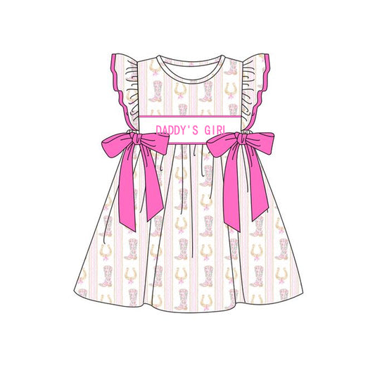 GSD2053 Bowknot Boots Dress