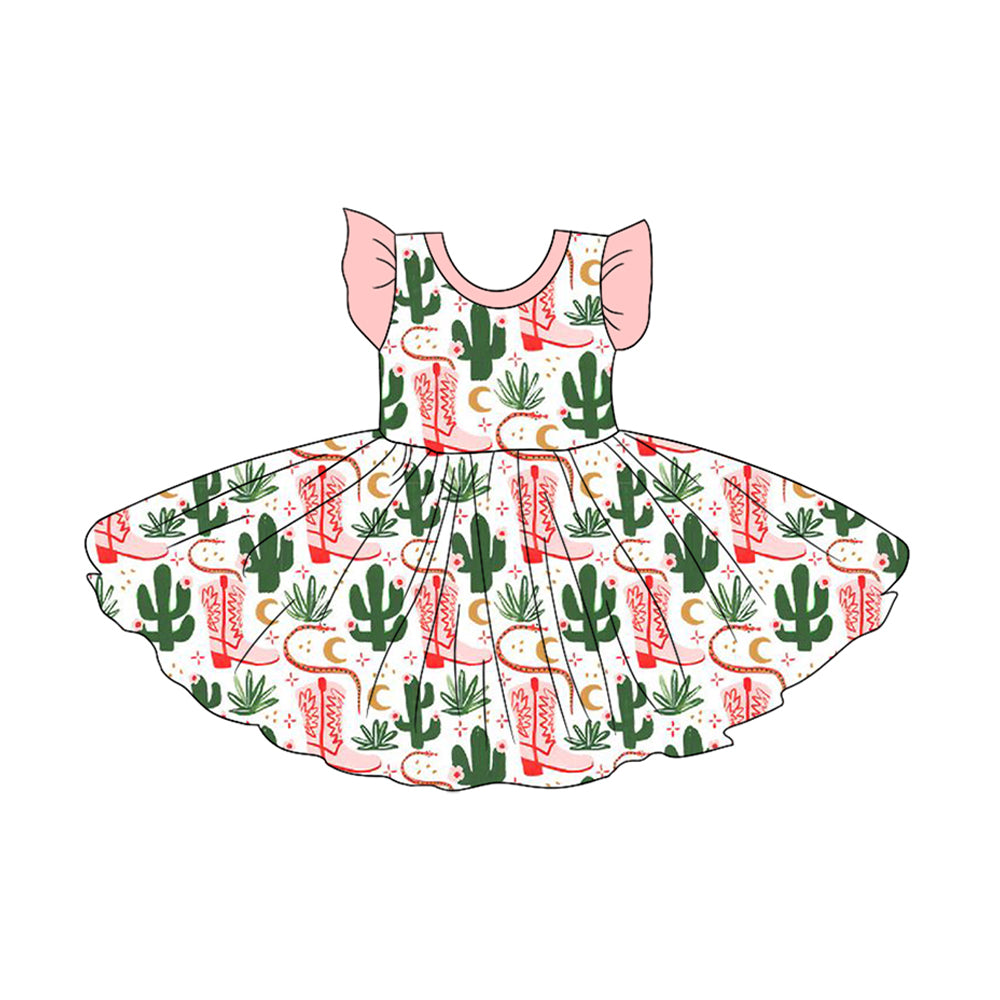 GSD2057 Cactus Large Skirt Dress