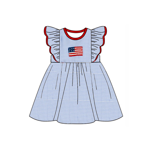 6.4GSD2081 July 4th Independence Day Dress