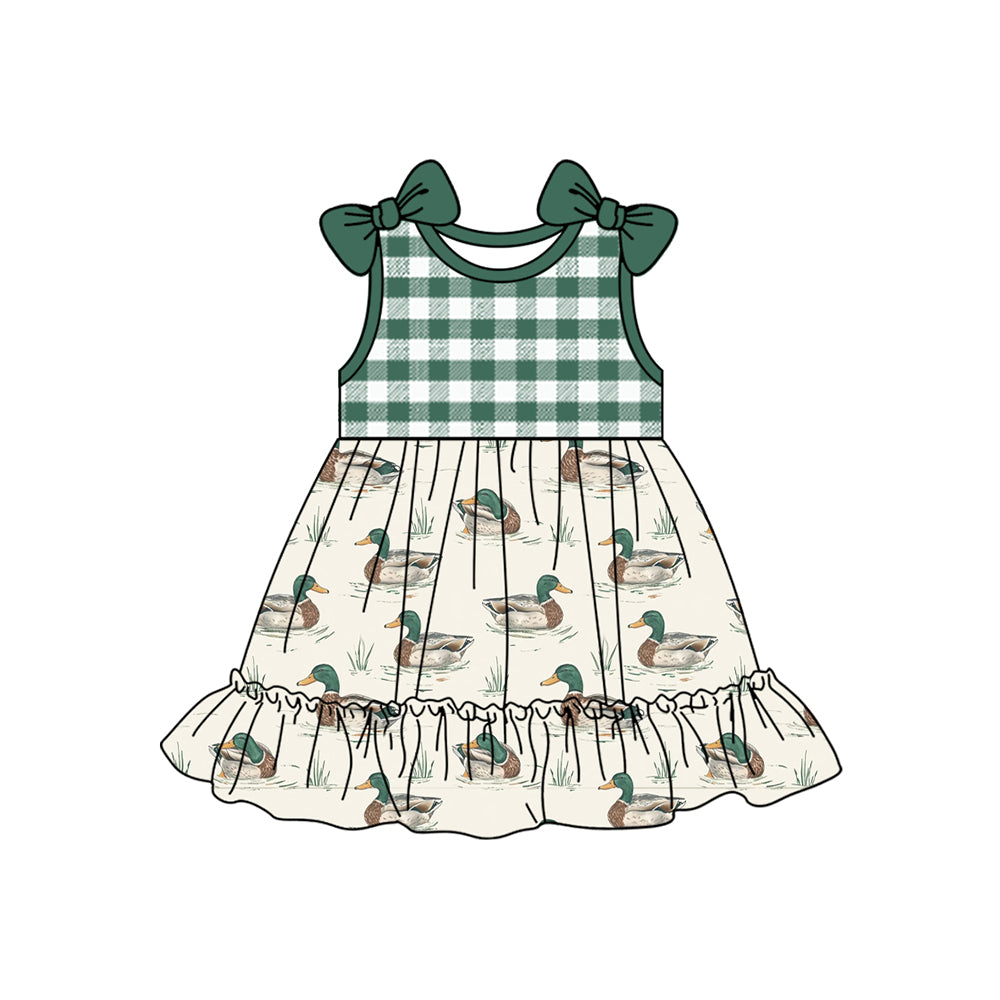 3.1GSD2108 Cartoon duck girl dress