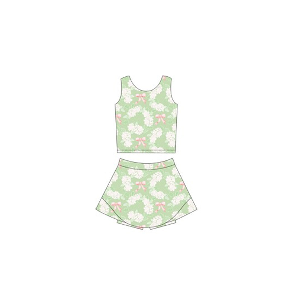 3.1GSD2123 Yellow Flower Yoga Suit