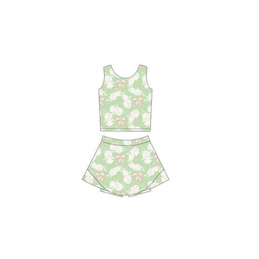 3.1GSD2123 Yellow Flower Yoga Suit