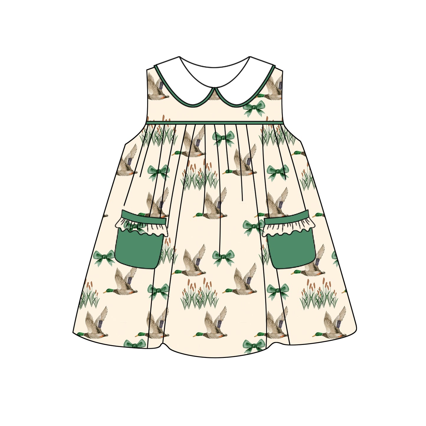 3.10GSD2130 Pocket Duck Dress