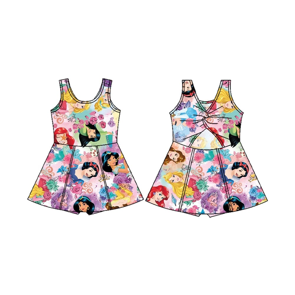 3.6GSD2136 Cartoon Princess Yoga Clothes
