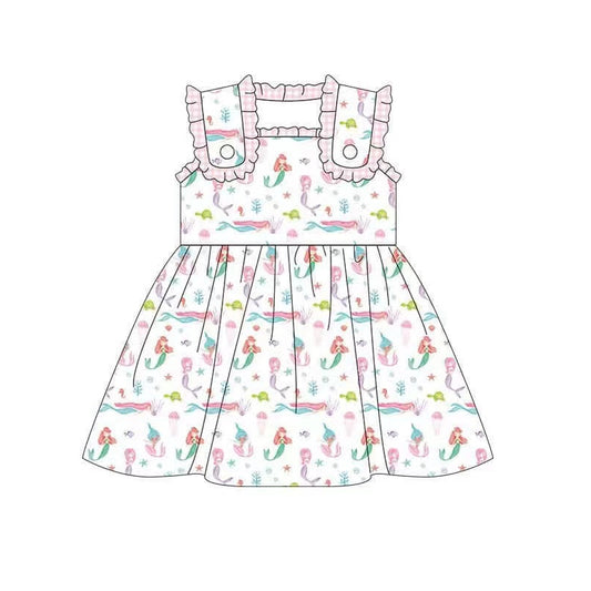 3.13GSD2142 Cartoon suspender dress