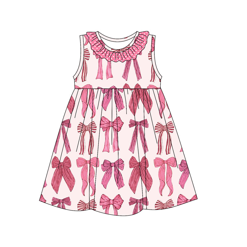3.12GSD2146 Pink Bow Dress