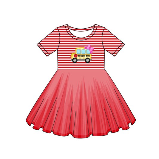 3.13GSD2154 Red Trucker Dress
