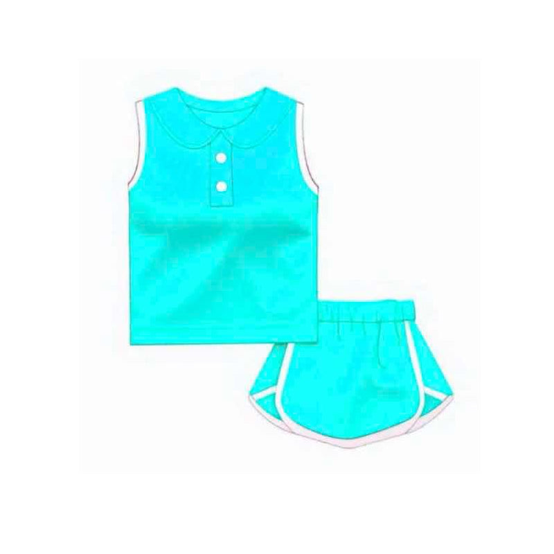 3.8GSD2160 blue cotton suit