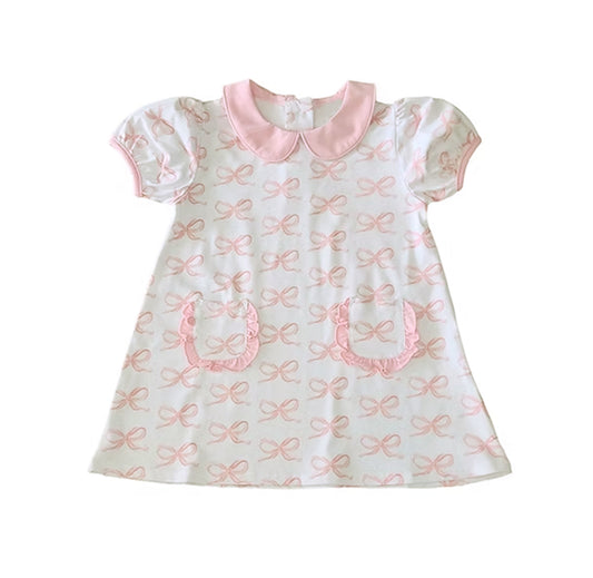 3.8GSD2167 Pocket Bow Dress