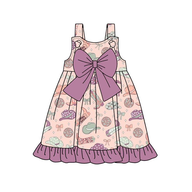 3.8GSD2171 Bow Hat Boots Dress