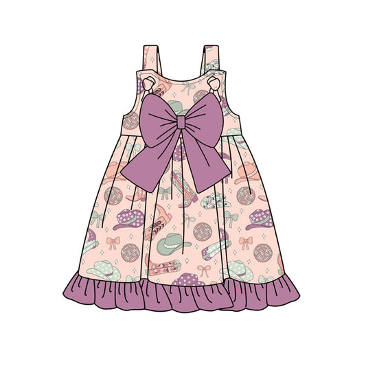 3.8GSD2171 Bow Hat Boots Dress