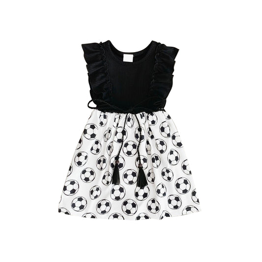 3.3GSD2174 Black Polka Dot Dress