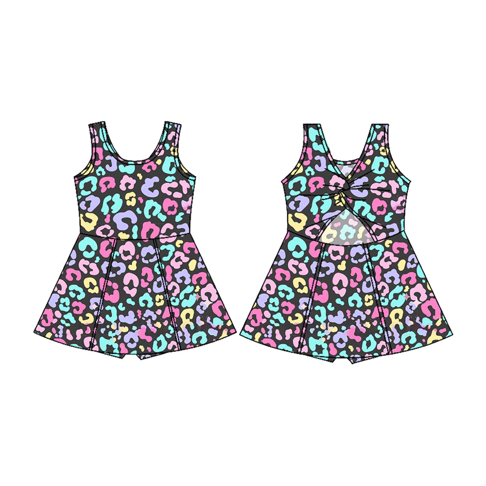 3.13GSD2175 Leopard print yoga dress