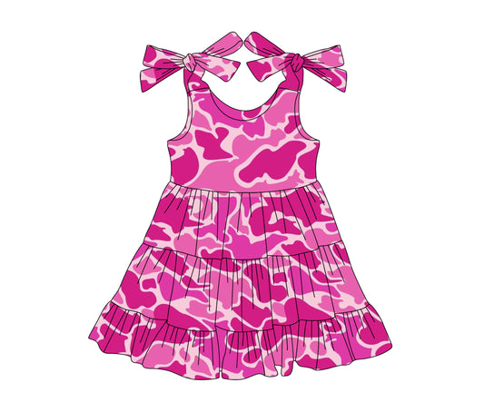 3.6GSD2202 Pink suspender dress
