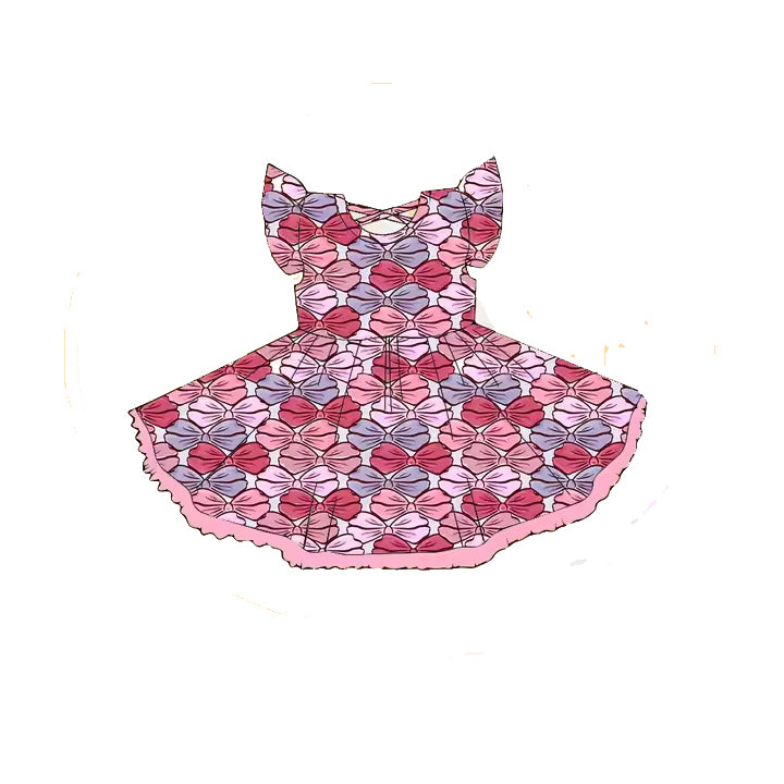 3.6GSD2206 Red Bow Dress