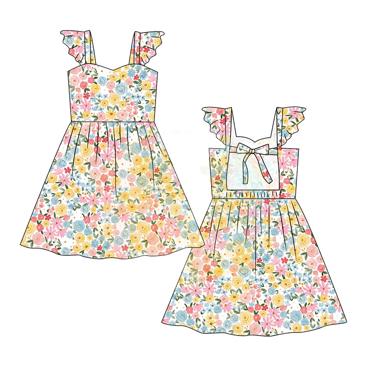 3.6GSD2207 Flower Sling Dress