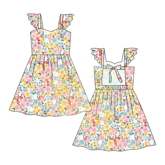 3.6GSD2207 Flower Sling Dress