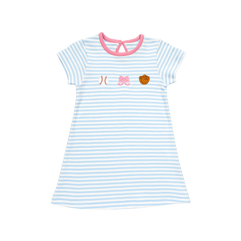 3.8GSD2220 Striped Baseball Dress
