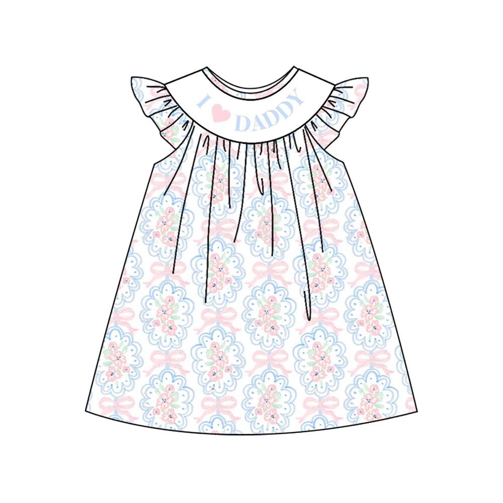5.20  GSD2227 I Love Dad Doll Collar Dress