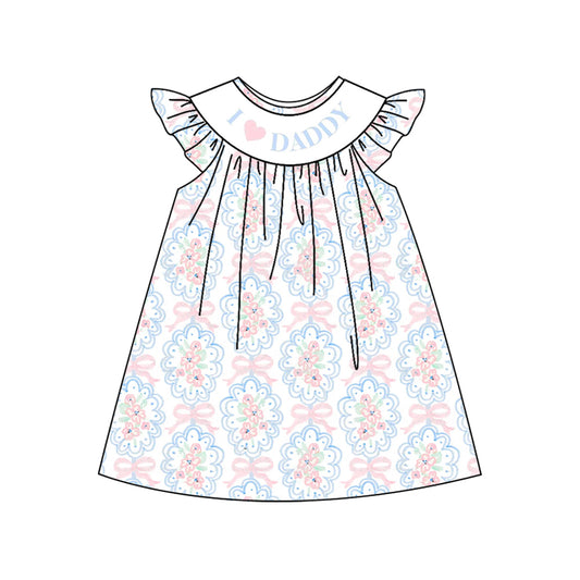 5.20  GSD2227 I Love Dad Doll Collar Dress