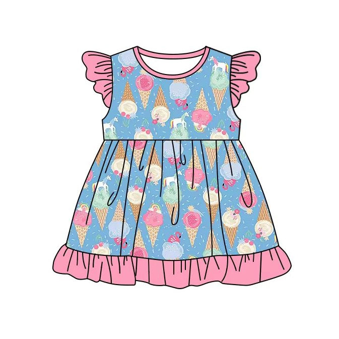 5.20  GSD2231 Ice cream flying sleeve dress