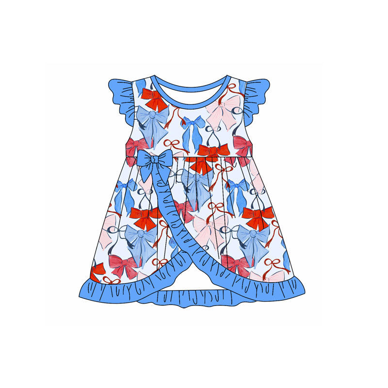 3.18 GSD2233 Blue bow dress