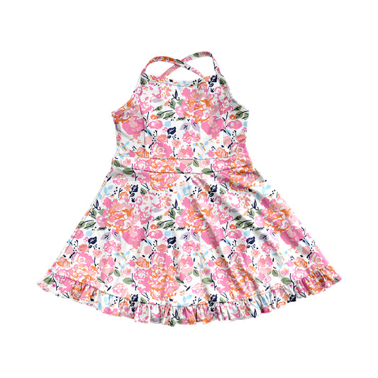 3.21GSD2286 Pink Flower Dress