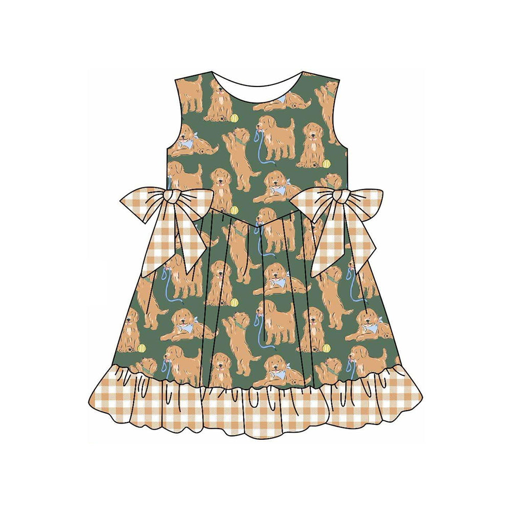 3.21GSD2299 Cartoon Puppy Dress