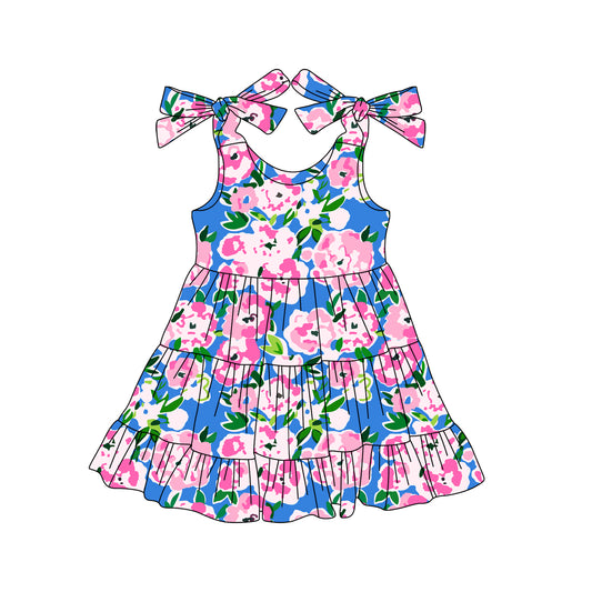 3.21GSD2302 Purple Flower Dress
