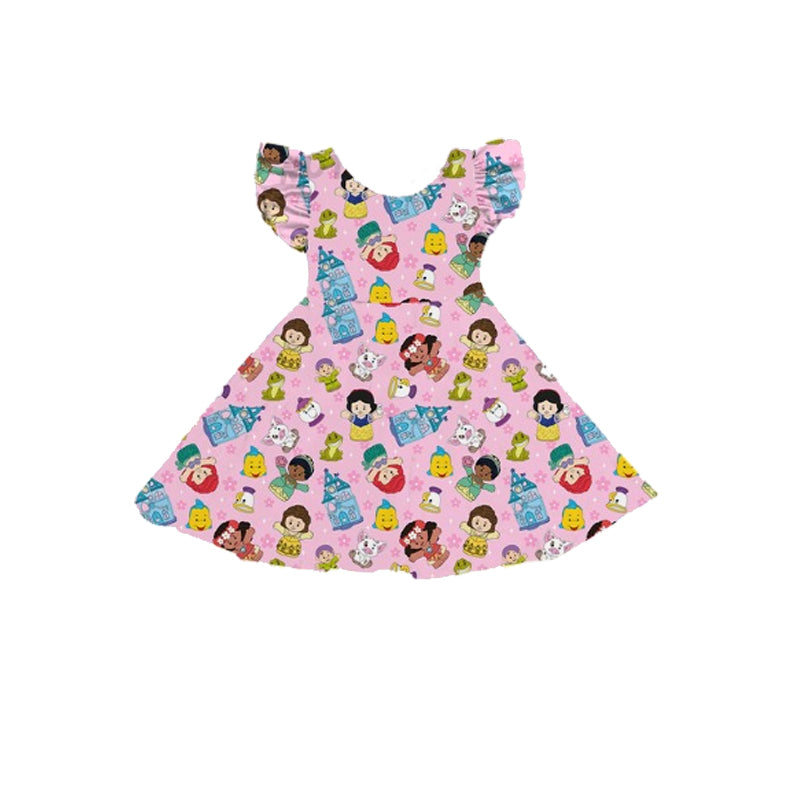 3.21GSD2305 cartoon pink dress