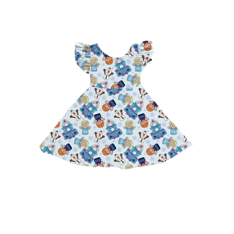 3.21GSD2306 Cartoon blue dress