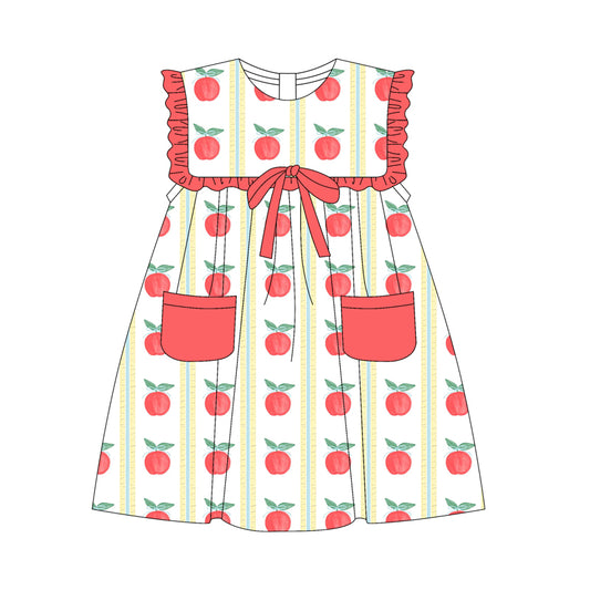 3.22GSD2322 Striped Bow Color Dress