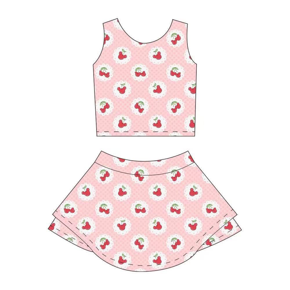 3.25GSD2330 Cherry pink yoga suit