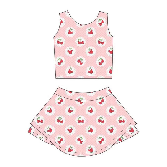 3.25GSD2330 Cherry pink yoga suit
