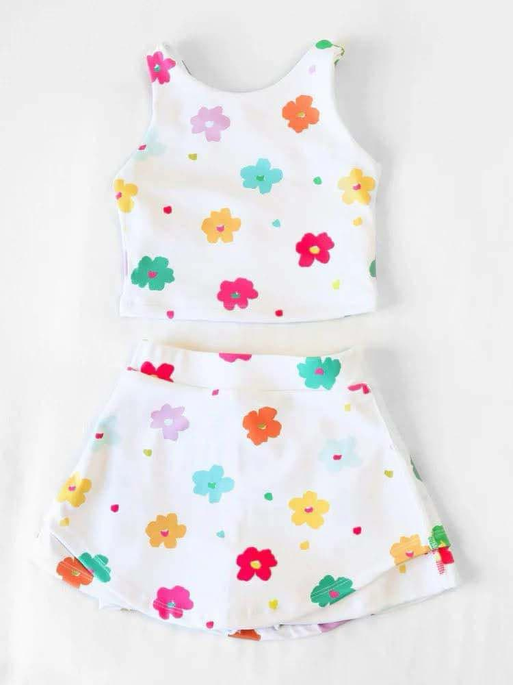 3.19GSD2347 Polka Dot Yoga Set