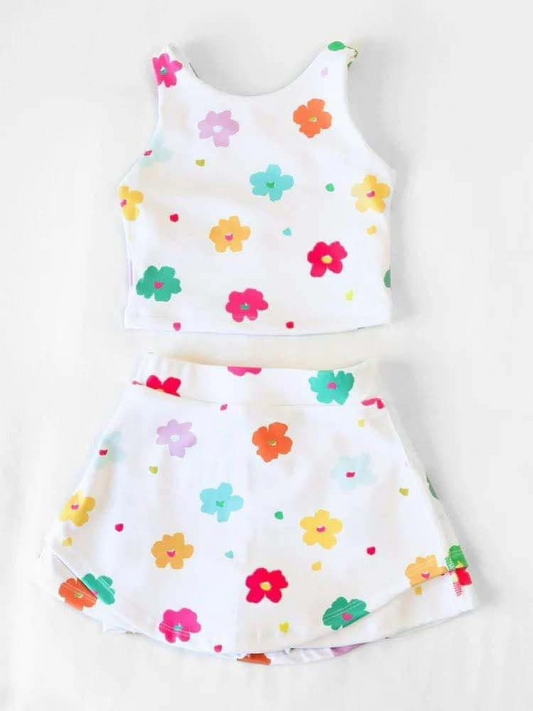 3.19GSD2347 Polka Dot Yoga Set