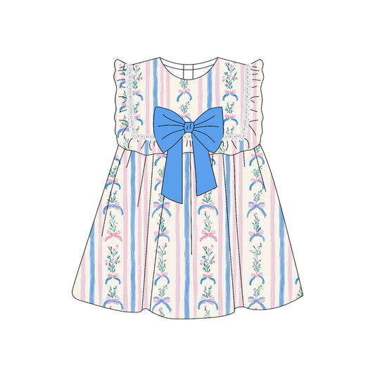 3.27GSD2397 Blue Bow Dress