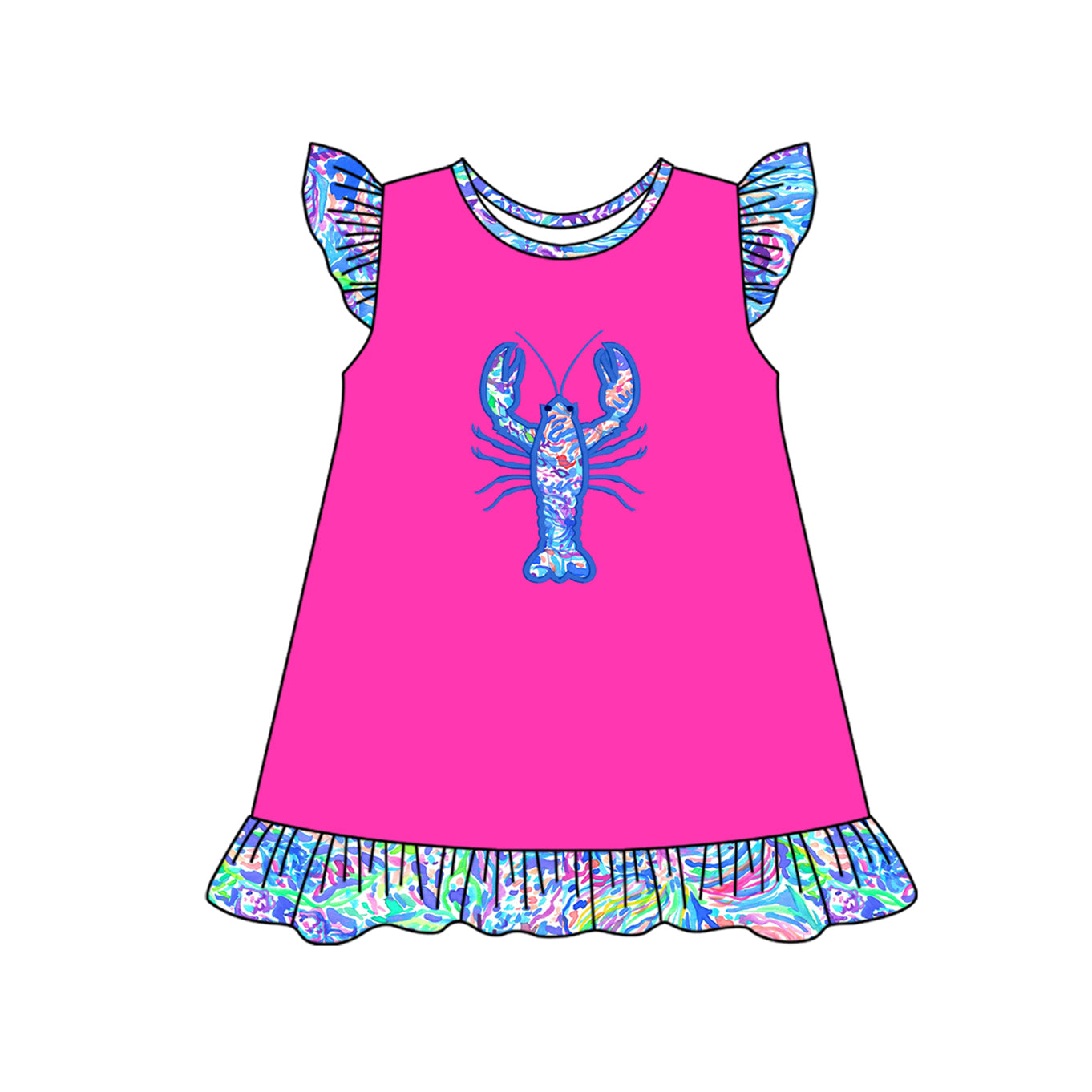3.27GSD2398 Lobster Dress