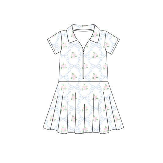 3.27GSD2412 Bowknot Flower Yoga Suit