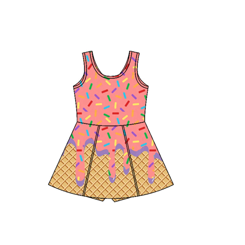 3.29GSD2416 Orange Yoga Dress