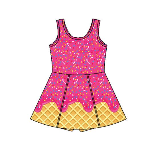 3.29GSD2424 solid color yoga dress