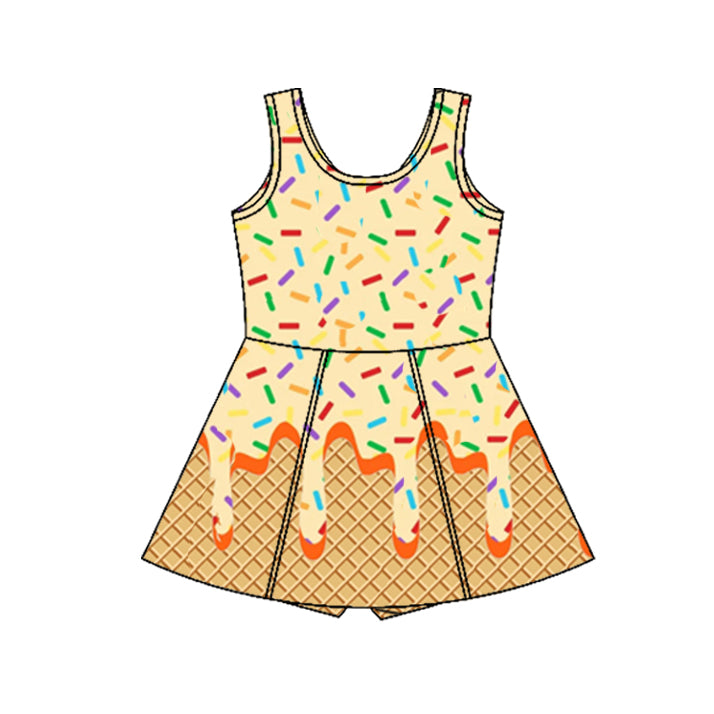 3.29GSD2426 Yellow Yoga Dress