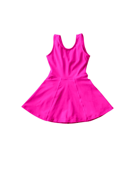 3.29GSD2431 Rose Red Yoga Dress